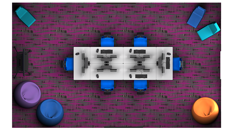 eSports Starter Room - Plan View